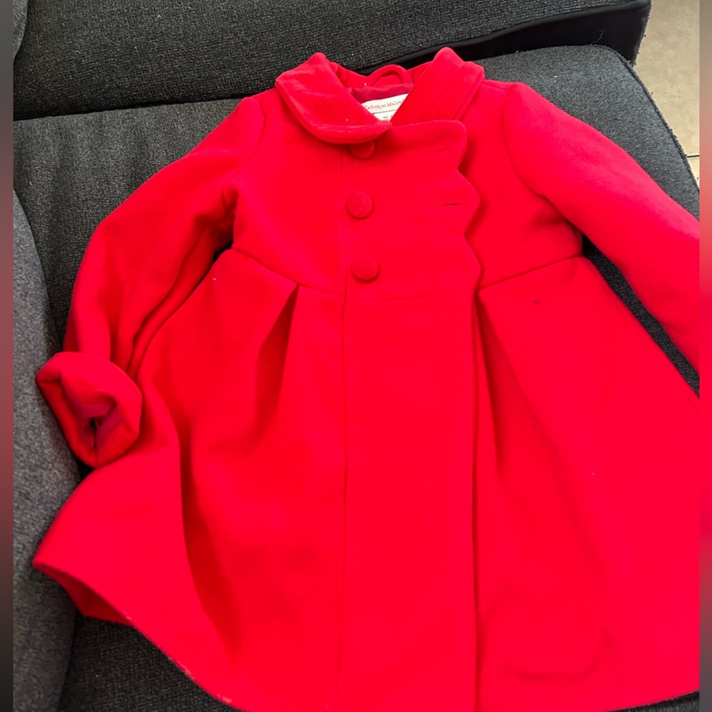 Red coat. Toddler size 3t